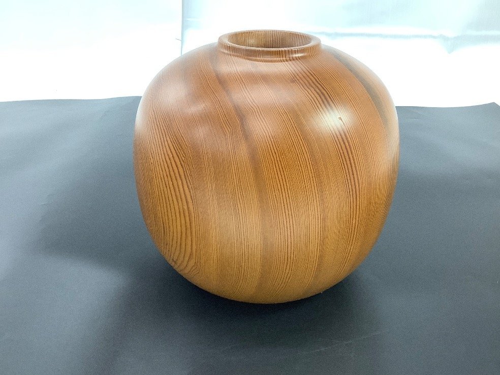 屋久杉 銘木 花瓶 岳南英世 工芸品 ACBF 中古品 2026年最新Yahoo