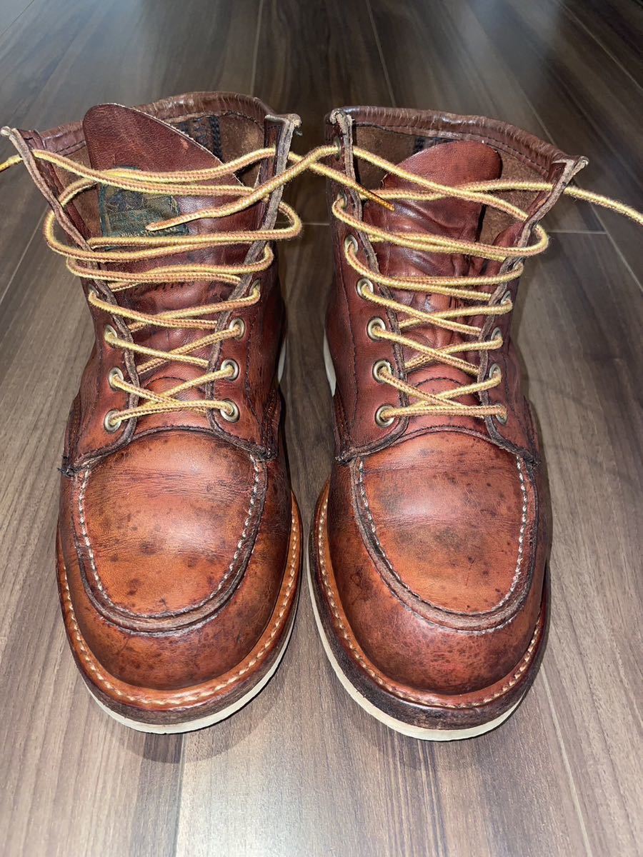 ’93年製 875 7E 初期金刺繍半円犬タグ レッドウィング ソールカスタム ビブラム4104