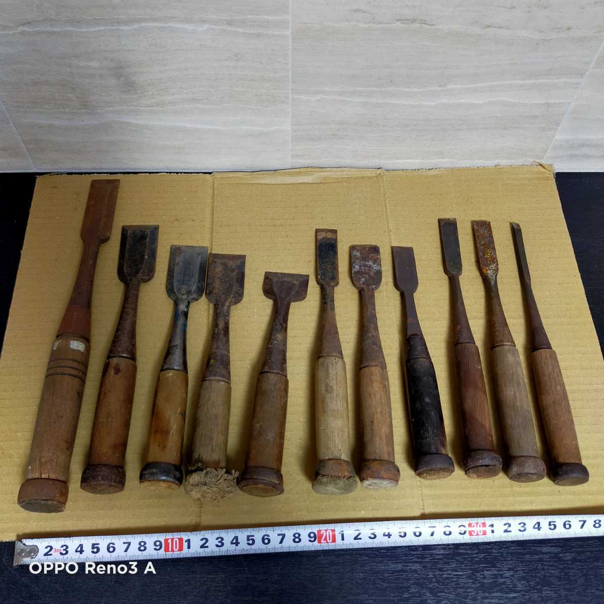 中古 ノミ 7本 大工道具 ノミ 中古7本 【公式通販】