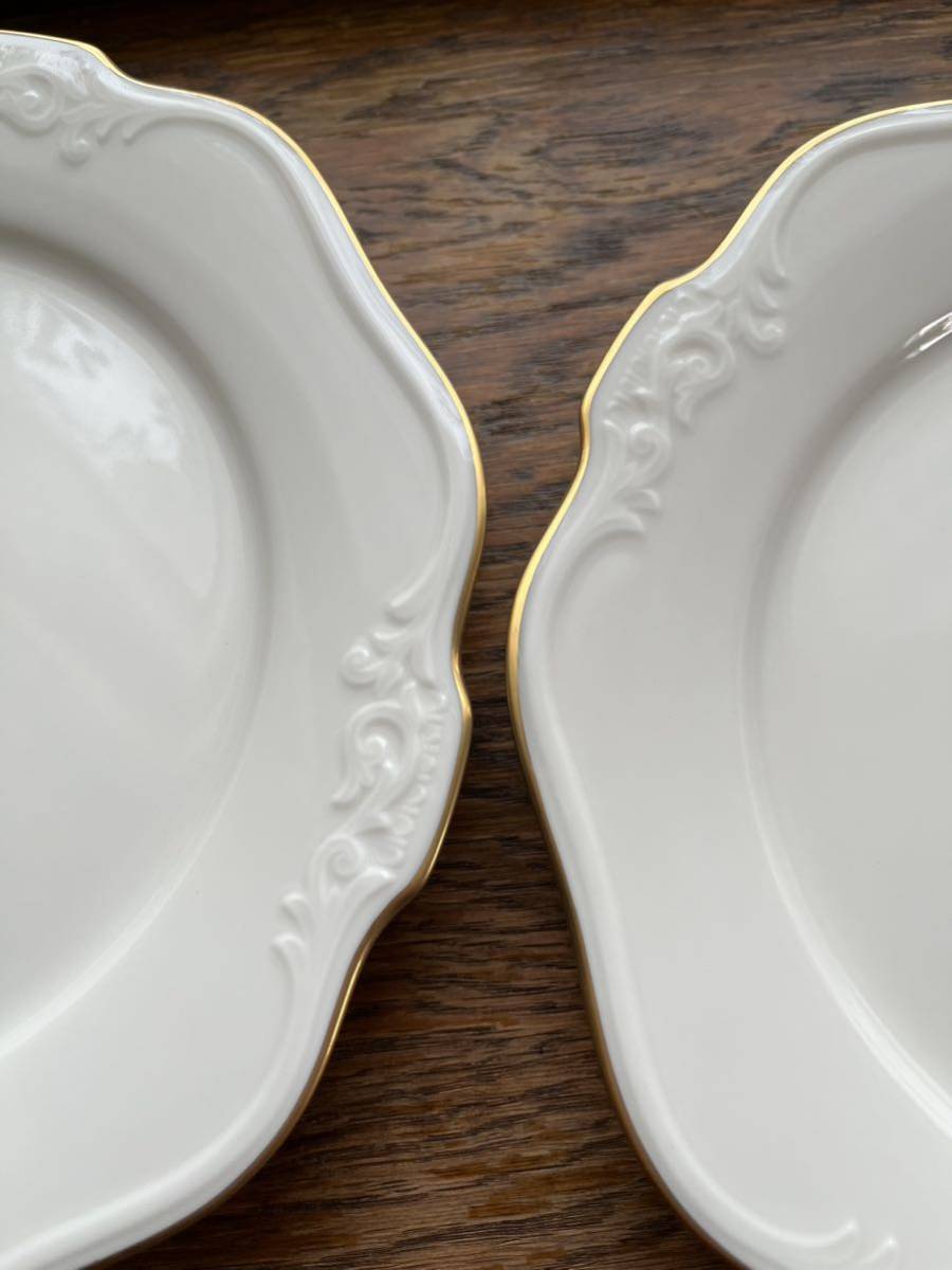 ノリタケ ディナープレート 2客 23cm アイボリーチャイナ Noritake
