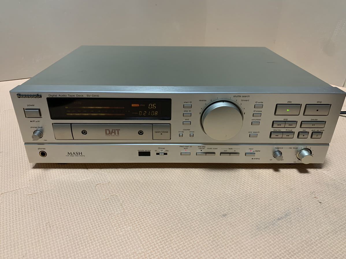 Panasonic DIGITAL Audio TAPE Deck SV-DA10(ジャンク) - Panasonic