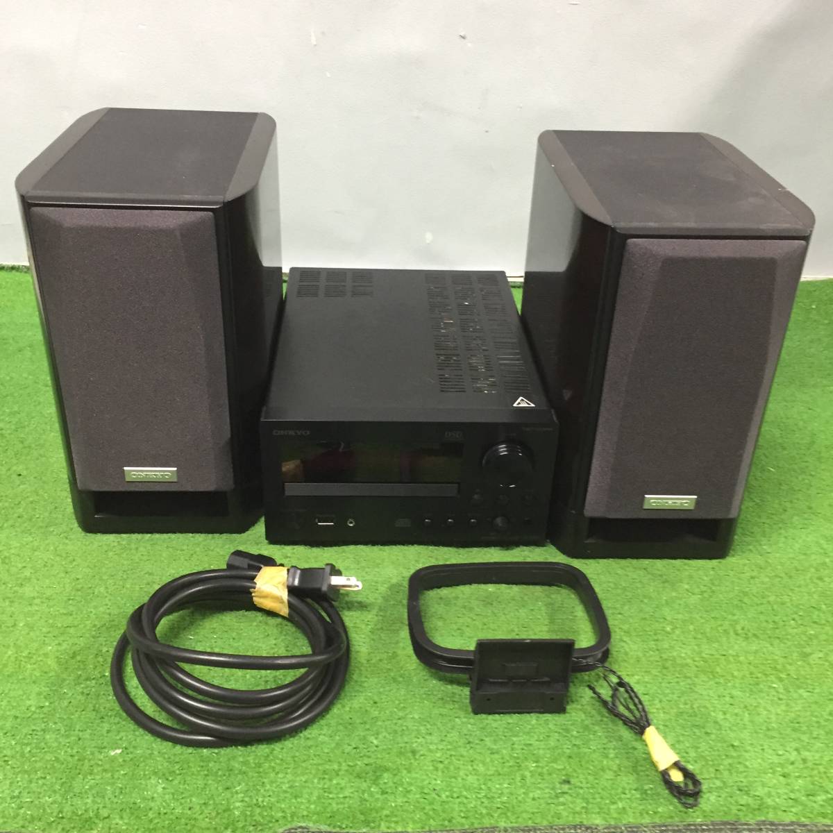 オンキョー ONKYO ネットワークCDレシーバー CR-N765 スピーカーシステム D-112EXT ブラック 2015年製 まとめてセット 12-48
