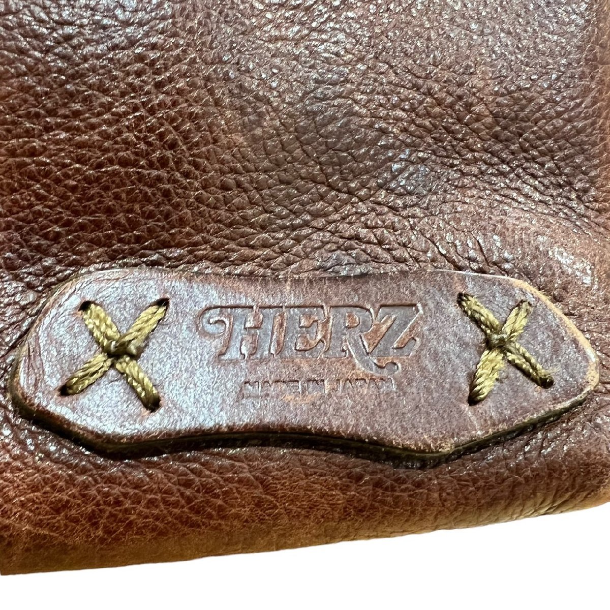 ヘルツ ショルダーバッグ レザー ブラウン系 ヘルツ HERZ レザー