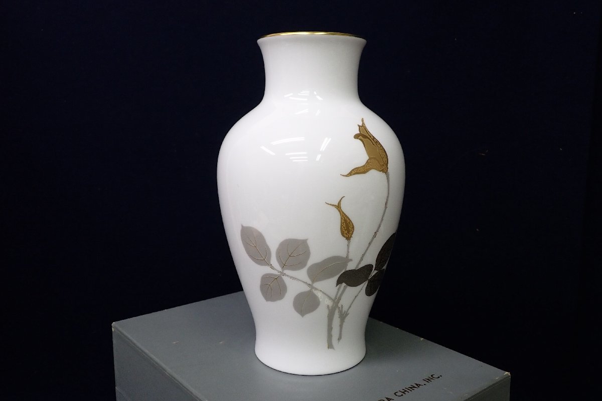 大倉陶園 花瓶 - Art 金蝕バラ China)の花瓶や陶器商品一覧 Yahoo