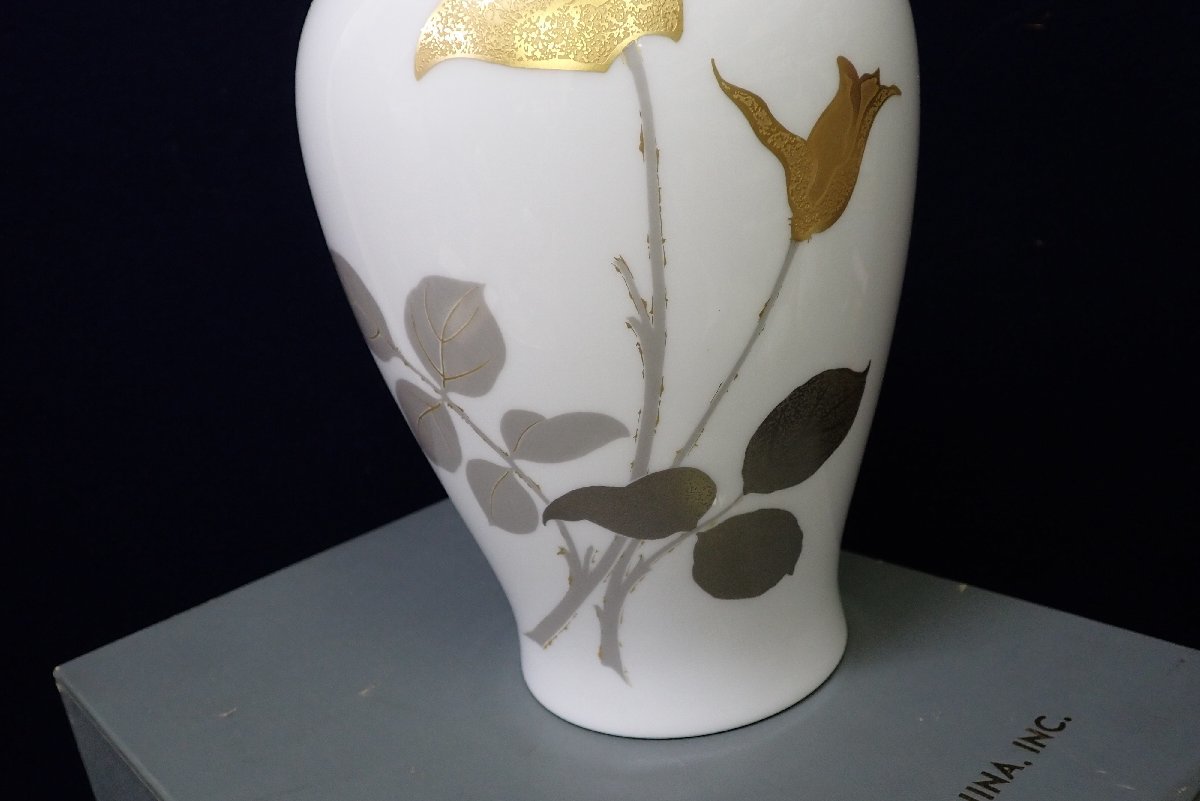大倉陶園 花瓶 - Art 金蝕バラ China)の花瓶や陶器商品一覧 Yahoo