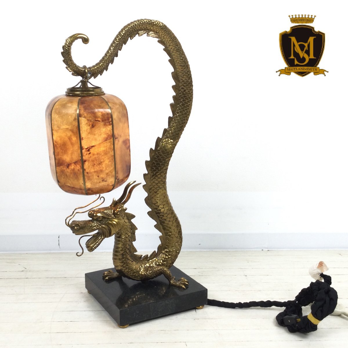 1102 MAITLAND-SMITH メートランドスミス デスクライト ドラゴン 龍 英国 ①