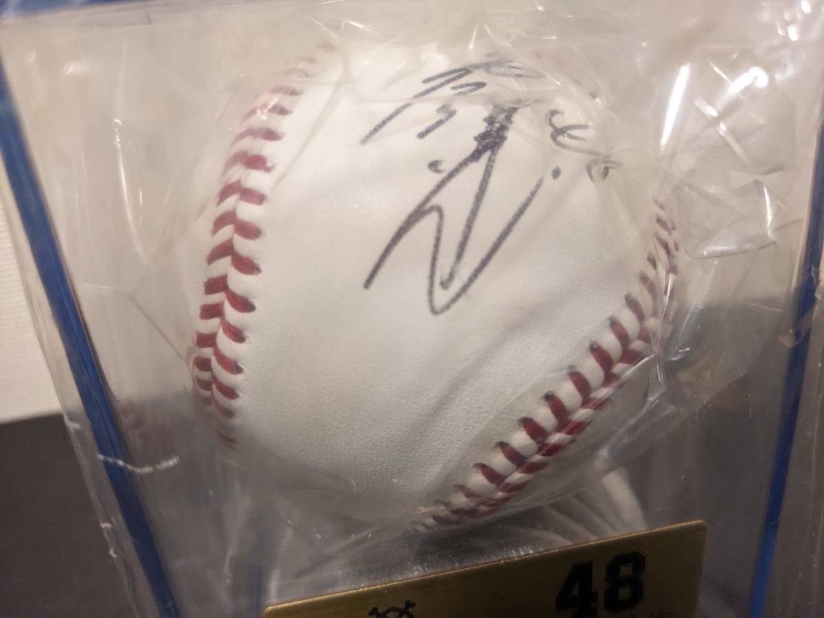 読売巨人軍 矢野謙次 直筆サインボール シーズンシートオーナー特典 未