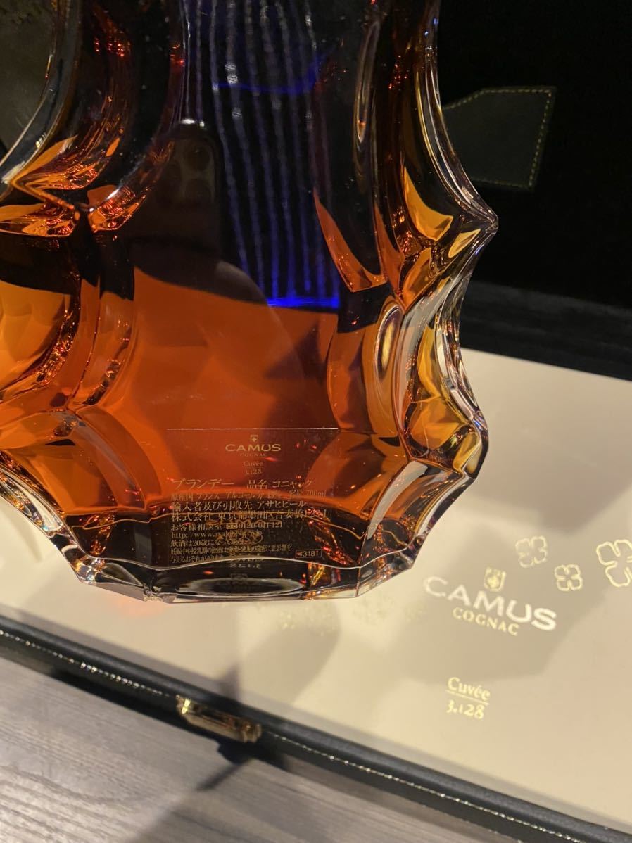 1円スタート】カミュ CAMUS カミュ キュヴェ 3.128 バカラ 700ml 箱付 