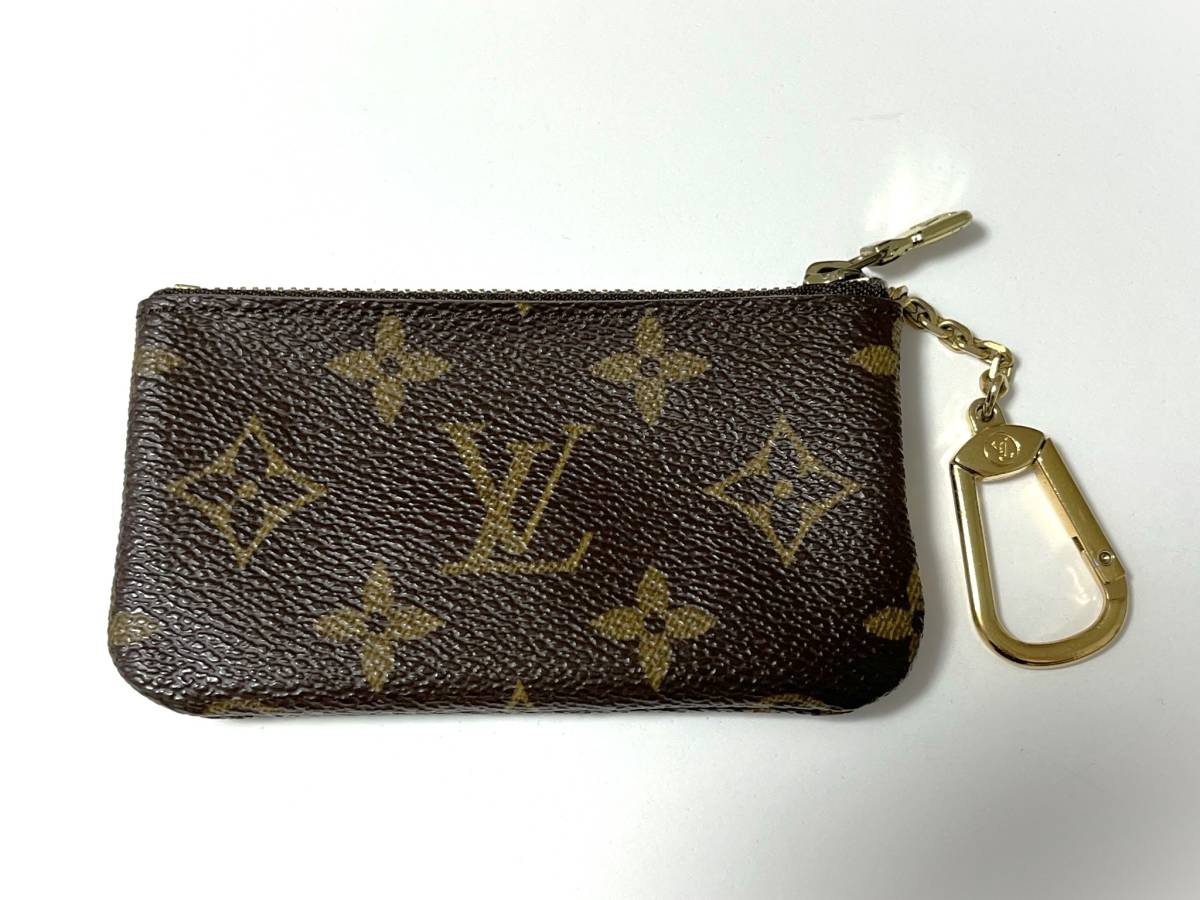 Louis Vuitton ルイヴィトン モノグラム ポシェットクレ キーケース 小銭入れ コインケース 財布 ポーチ ネヴァー