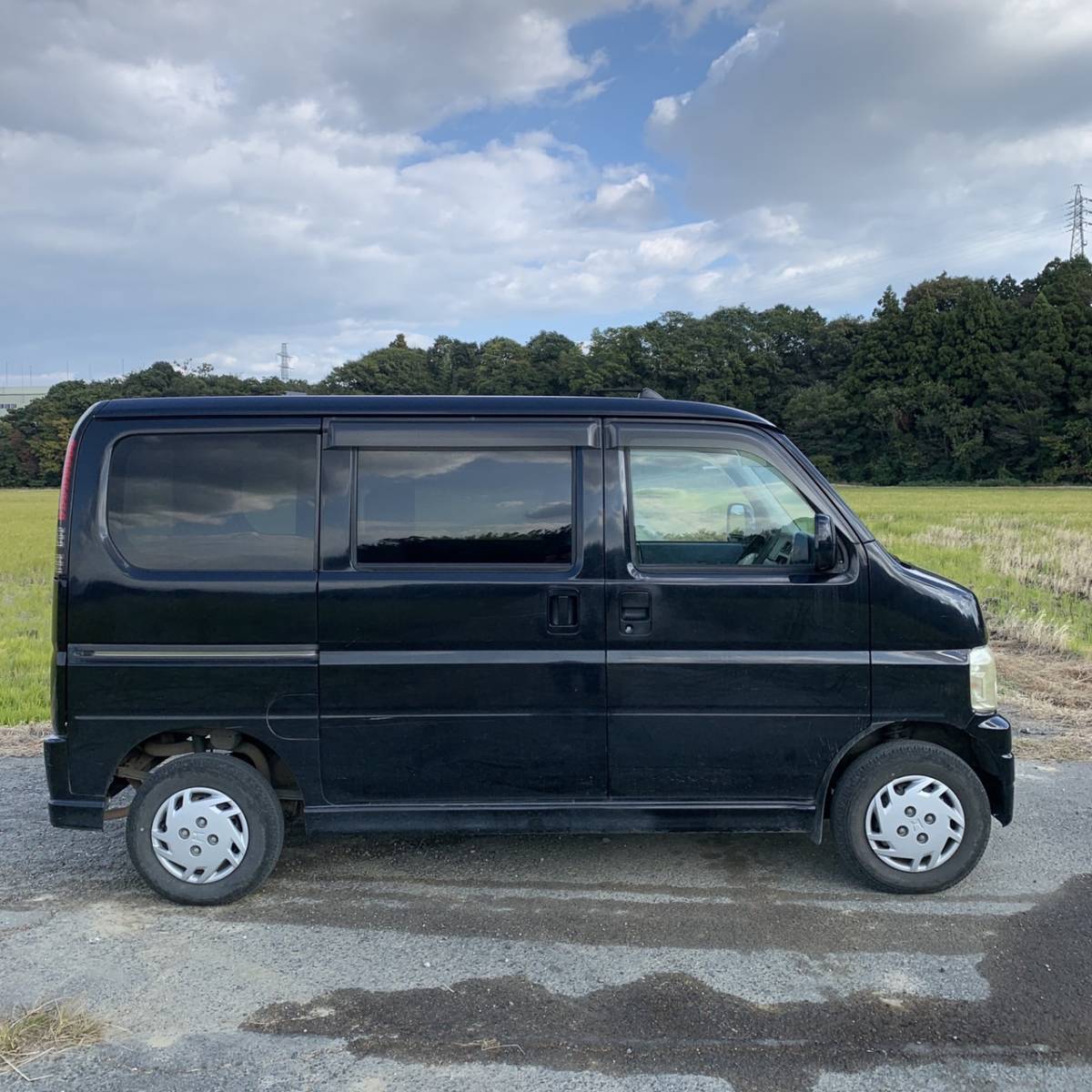 個人 ワンオーナー ホンダ バモス ホンダバモス 黒 売り切り 軽自動車 