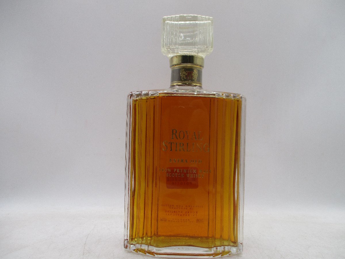 限定セール，新品 ROYAL STIRLING EXTRA OLD ロイヤル スターリング エクストラ オールド スコッチ ウイスキー 750ml 古酒 未開栓 P010116(スコッチ)｜売買されたオークション情報、yahooの商品情報をアーカイブ公開 - オ スコッチ