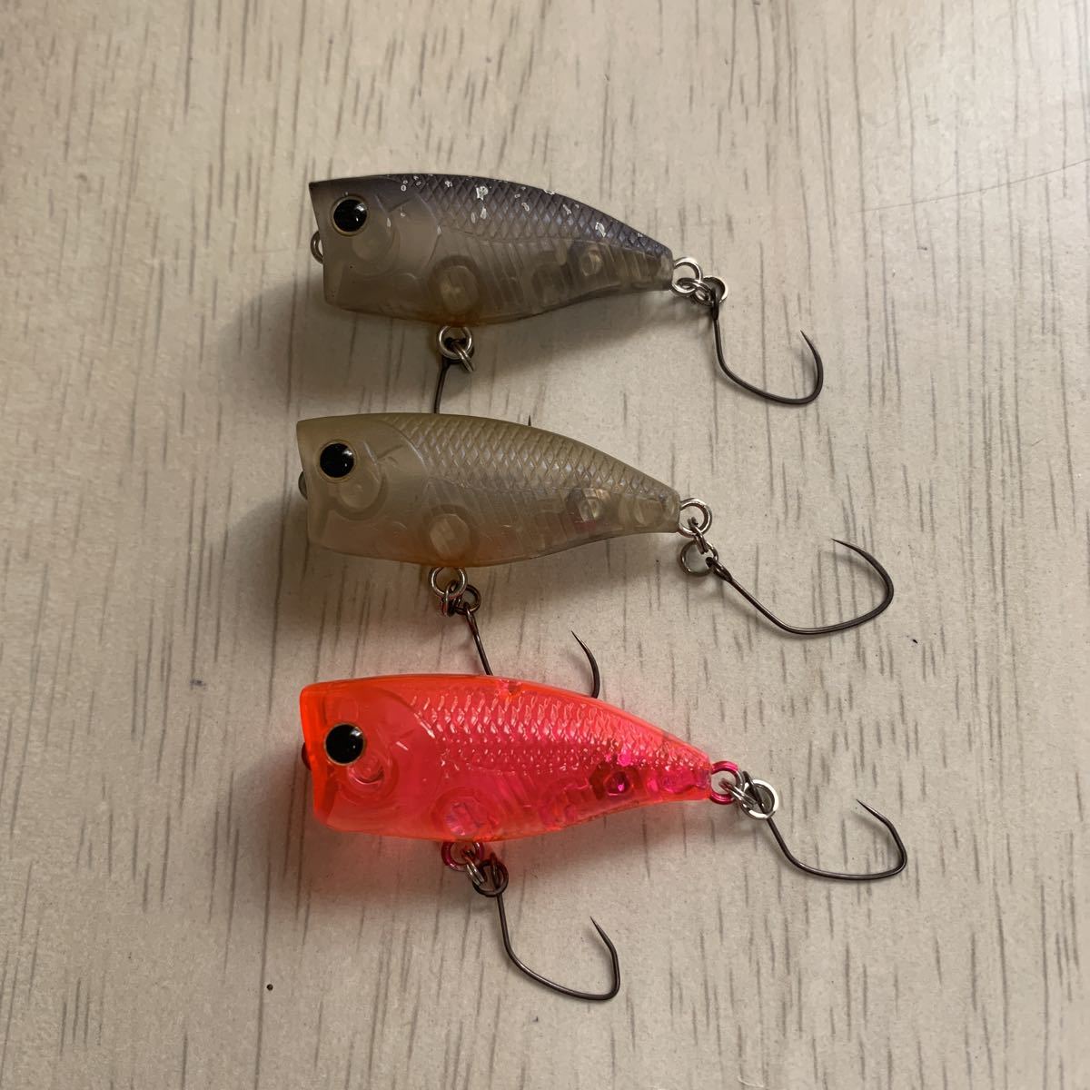 定形外のみ 送料無料 美品 ポコポコクラピー　ポッパー　トラウト　ラッキークラフト　エリア　pokopoko　管釣り　渓流　