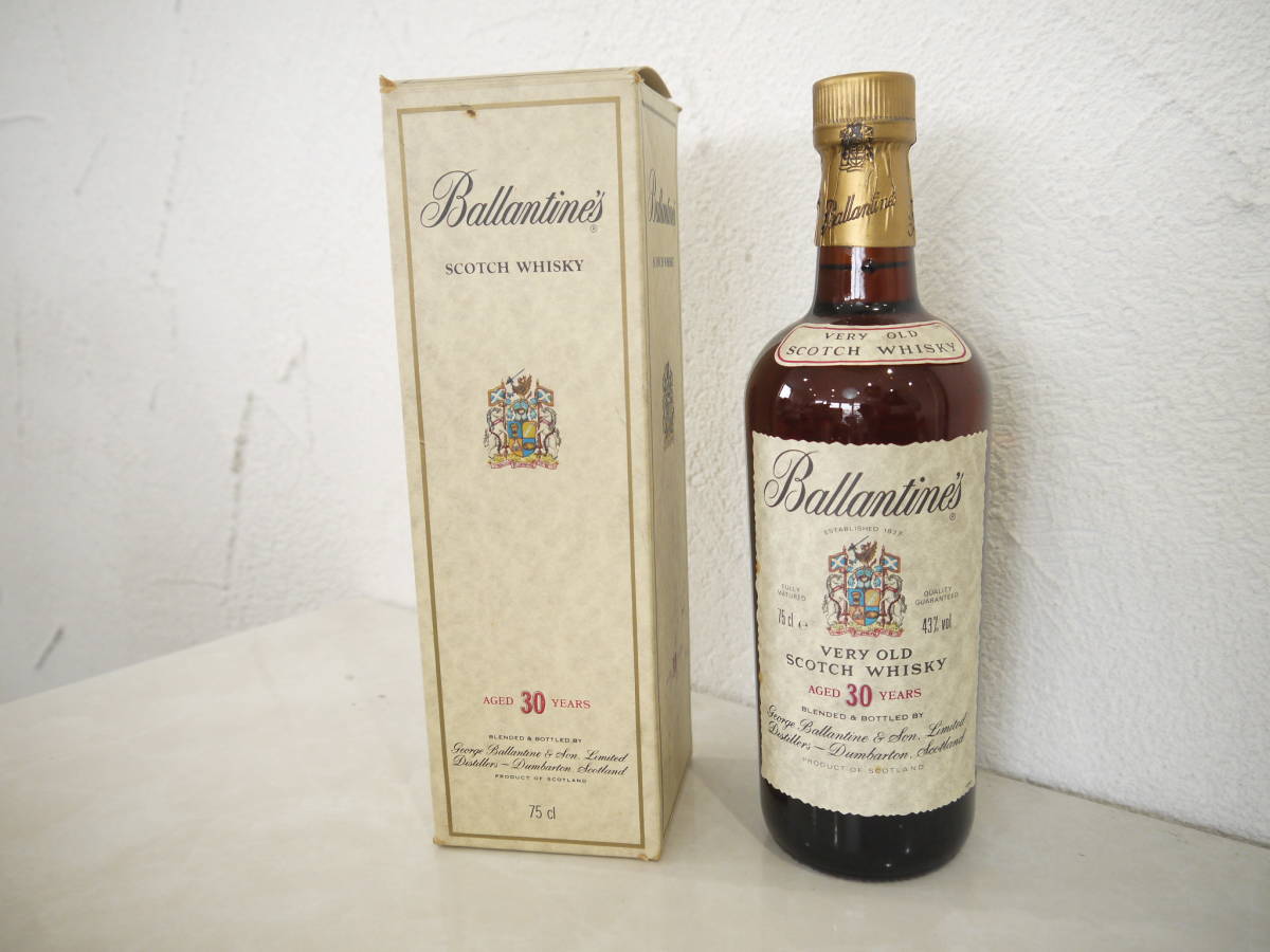 未開栓 Ballantines バランタイン ベリーオールド 30年 AGED 30 YEARS