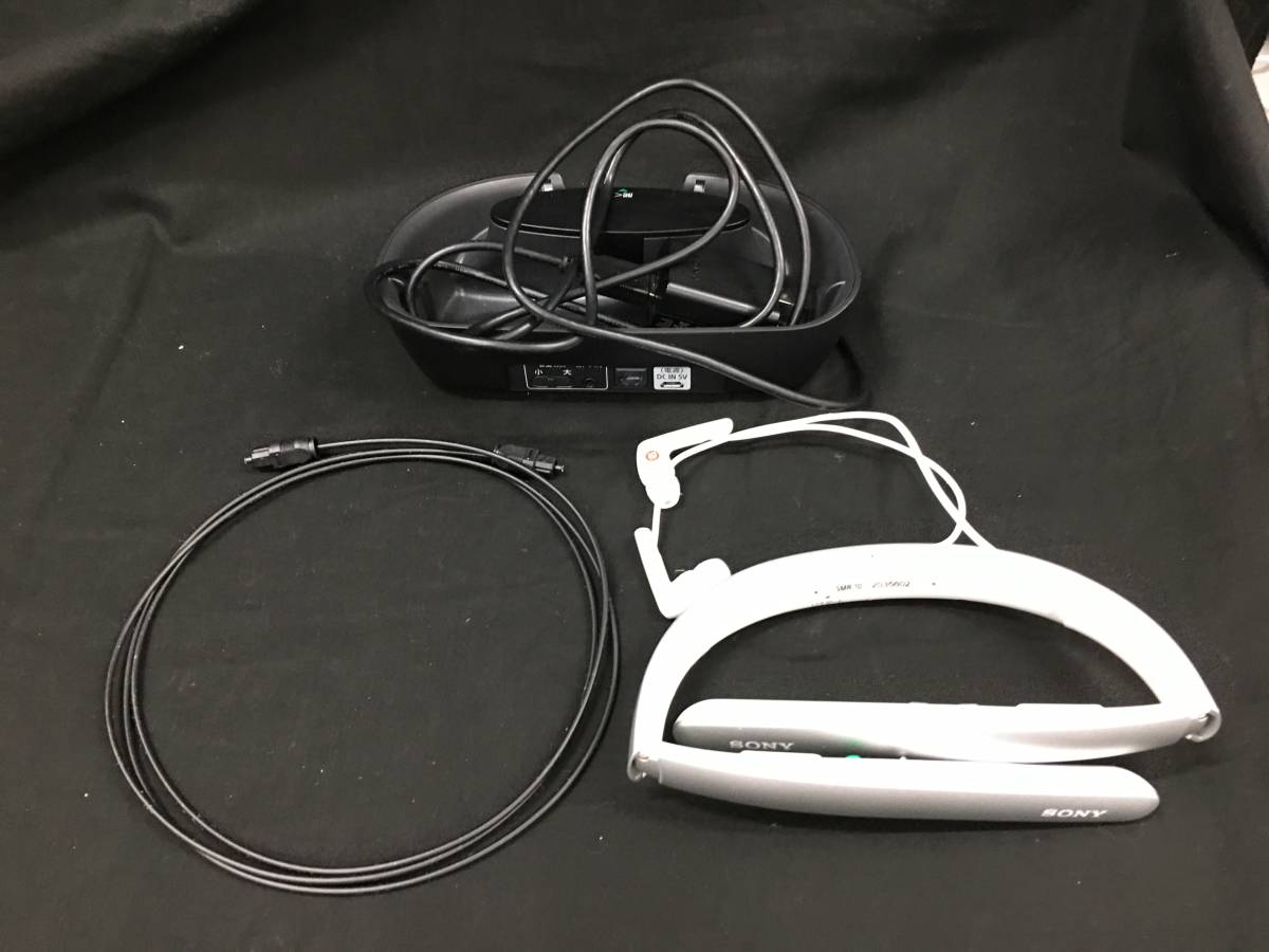 GII2-180【通電確認済】SONY 首かけ集音器 SMR-10 白（ホワイト） ソニー