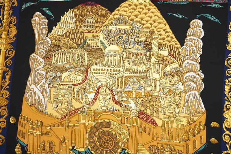 TF4657◇フランス製*エルメス HERMES《L'ATLANTIDE/アトランティス大陸