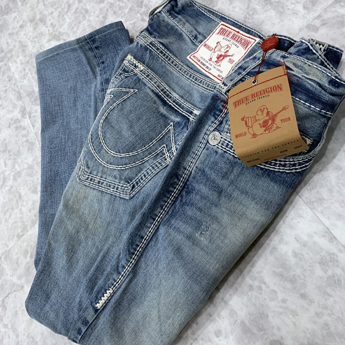 XX ＊ 訳あり未使用 米国製 '人気モデル' TRUE RELIGION トゥルー