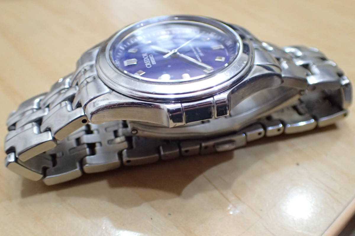 正規 セイコー/SEIKO クレドール/CREDOR ◇パシフィーク 8J82-6A00 青 