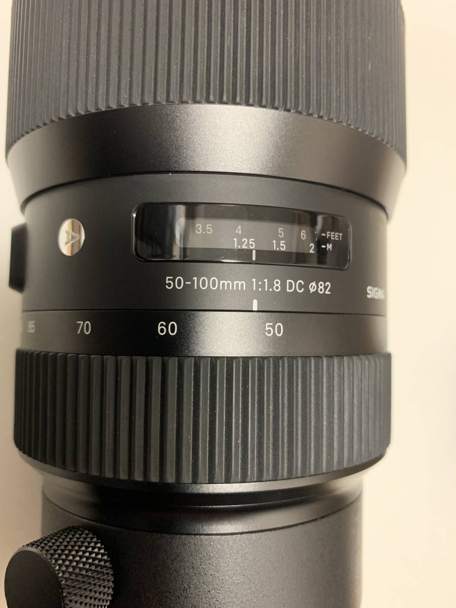 キャノン EF-M 55-200mm F4.5-6.3 IS STM レンズ SIGMA 50-100mm F1.8 DC HSM Art EFマウント CANON用【中古美品】
