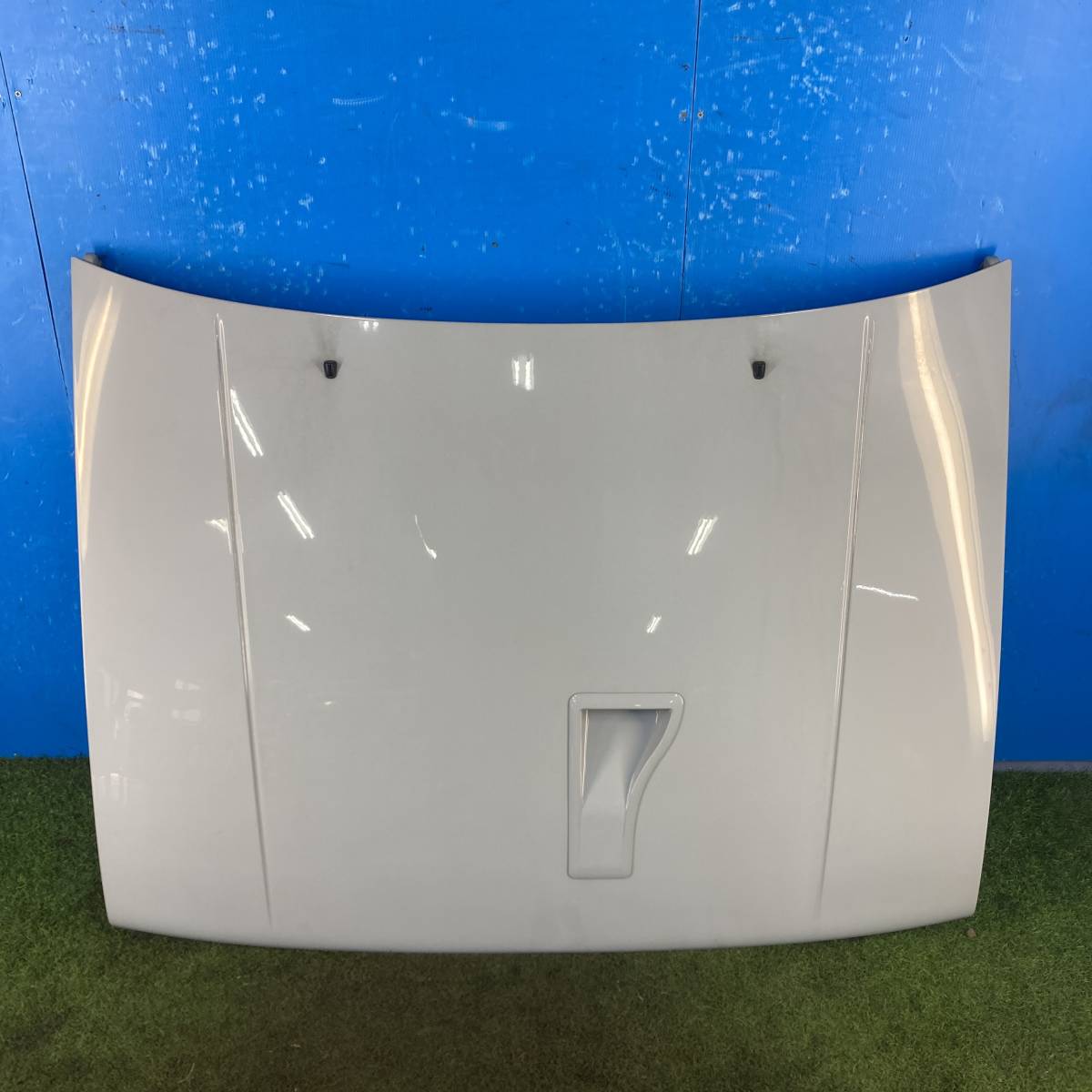 [旧車/当時物/希少/街道レーサー] [P095B52En] @ いすゞ ジェミニ イルムシャーターボ(JT150) 純正 ボンネットフード ライトブルー系(803)