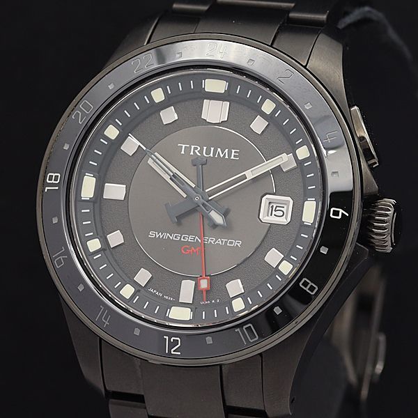 EPSON エプソン TRUME ME25-UAA0 GMT 裏スケ GP オートクオーツ メンズ