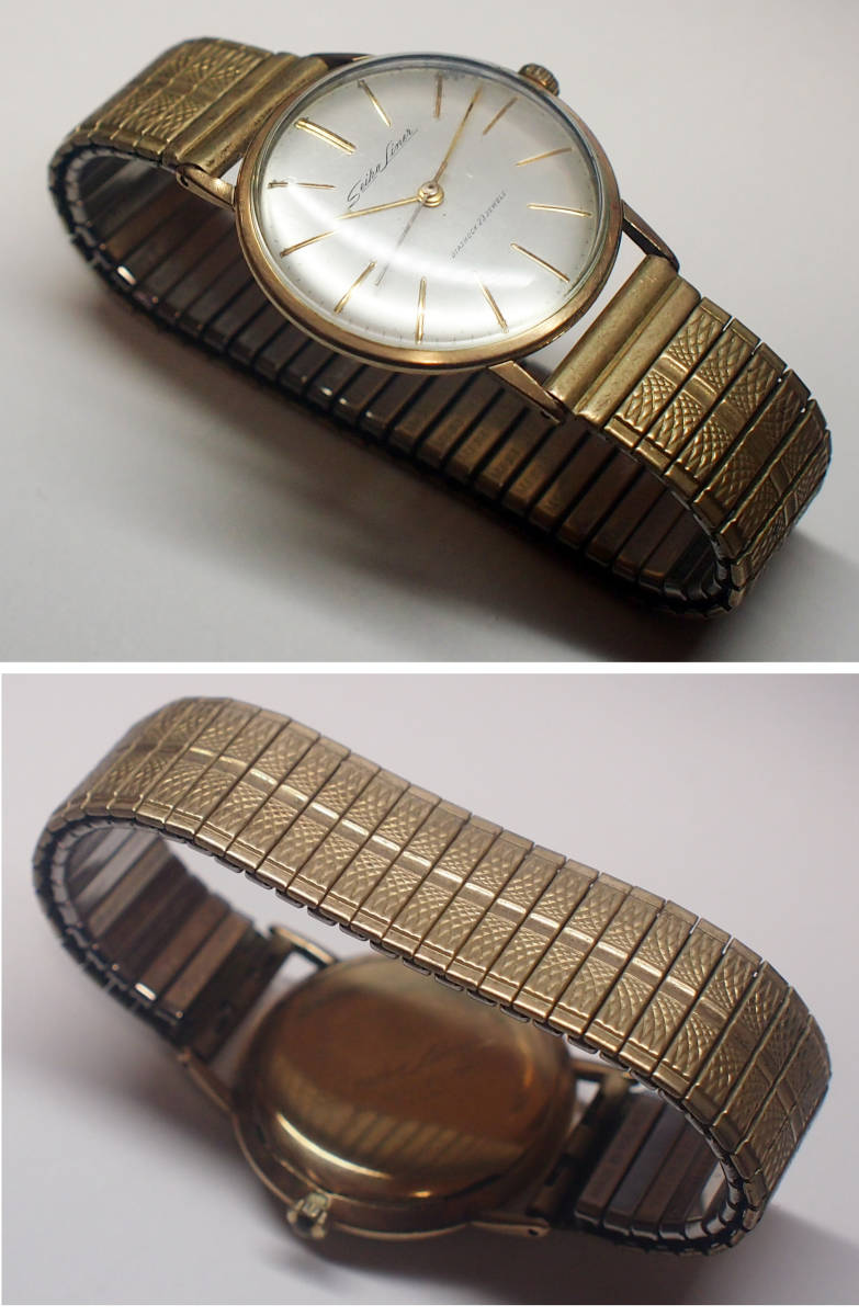 SEIKO(セイコー) LINER （ライナー） 23石 手巻き 総金張り 稼働品
