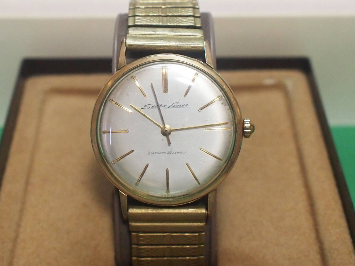 SEIKO(セイコー) LINER （ライナー） 23石 手巻き 総金張り 稼働品