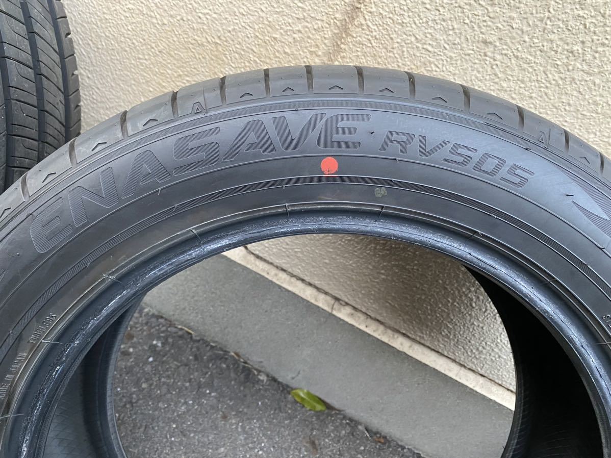 ダンロップ エナセーブ RV505 215/55R17 4本 中古美品 走行1200㎞未満 