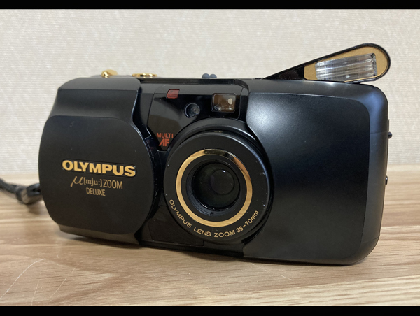 オリンパス OLYMPUS μ[mju:] ZOOM DELUXE□フラッシュ・ズーム完動