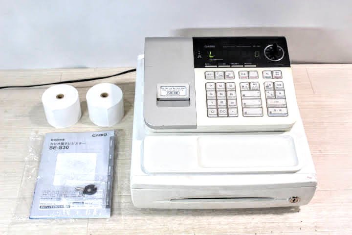 CASIO(カシオ) カシオ 電子レジスター ホワイト SE-S30動作確認済み