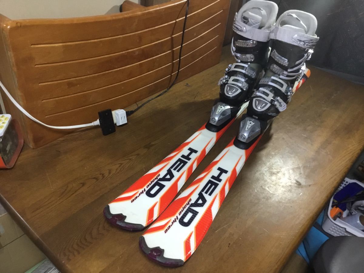 カービングスキー板ロシニョール大人男性181cmビンディングストックセット 中古 ○ロシニョール○スキー板 181cm ビンディング付 オレンジ 傷多め