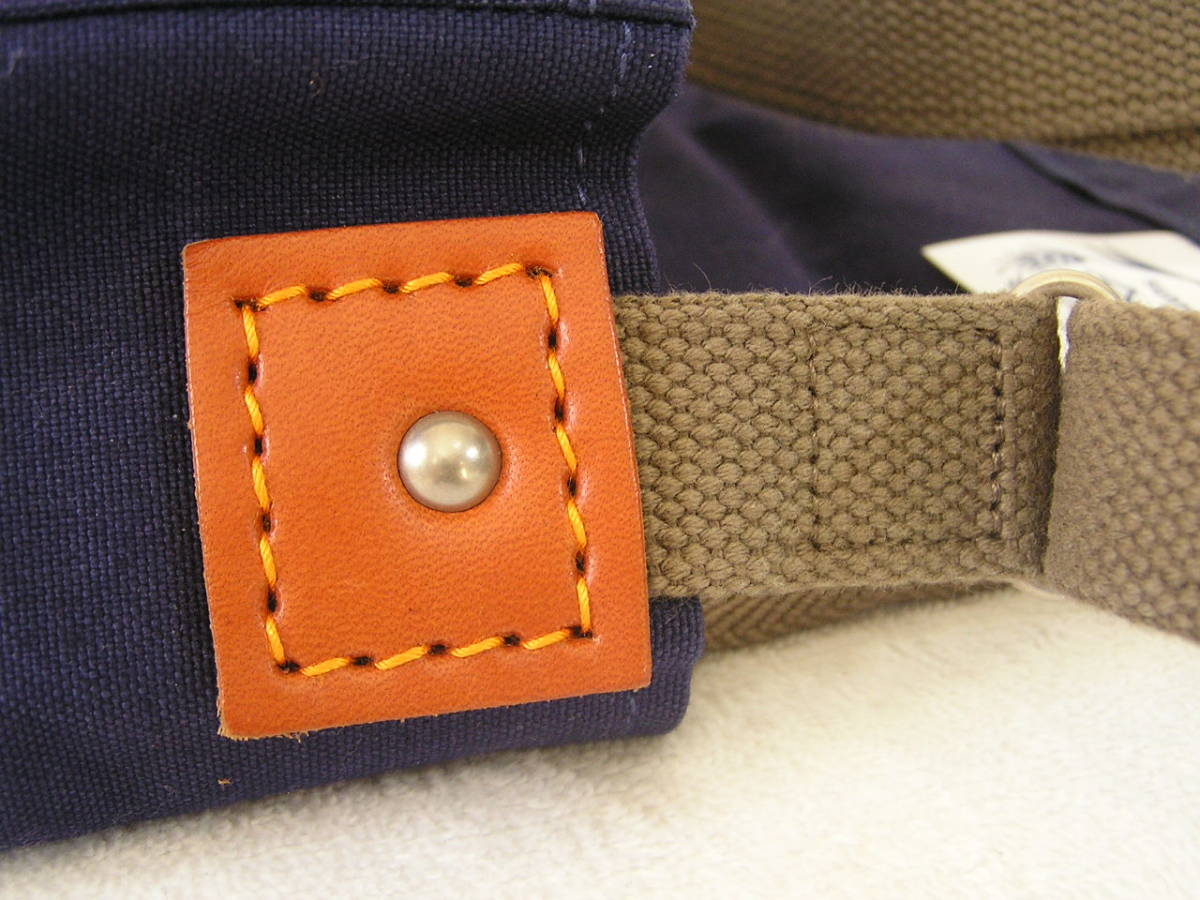 信三郎帆布/一澤帆布/ショルダーバッグ/紺/ネイビー/2012年サントリー  