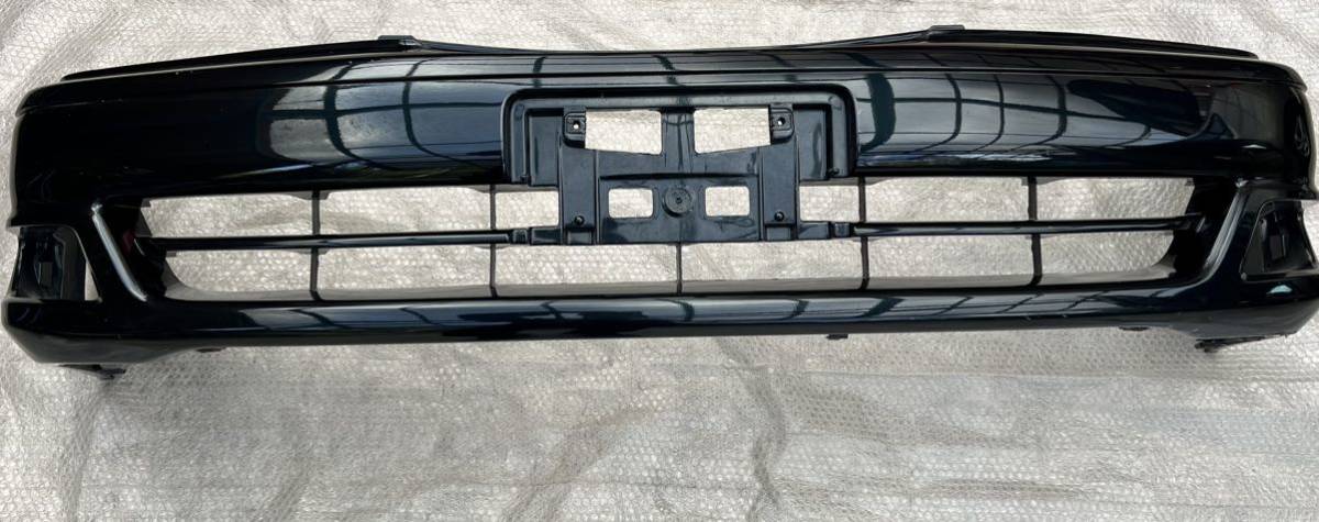 【程度良好!】トヨタ JZX100 100系 チェイサー ツアラーV 後期 純正 フロント バンパー ブラック系 直接引き取り希望!