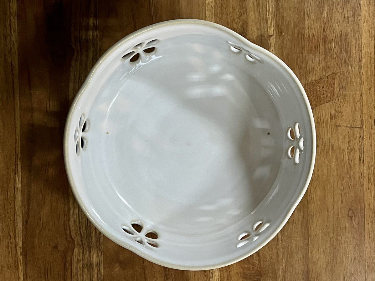 岡田裕 萩鉢(菓子鉢) 裏千家十六代 坐忘斎 書付 共箱 共布 栞 萩焼 萩  