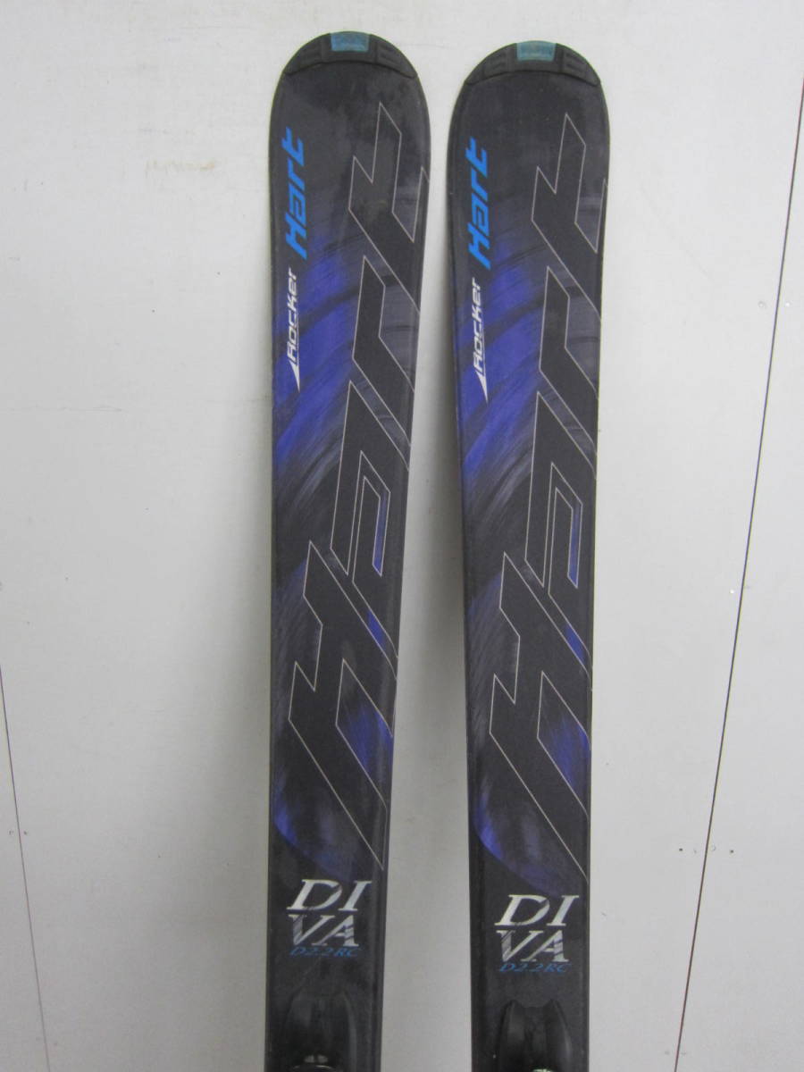 スキー ハート Hart/DIVA D2.2ロッカー 152cm/チロリアLRX9.0 開放値