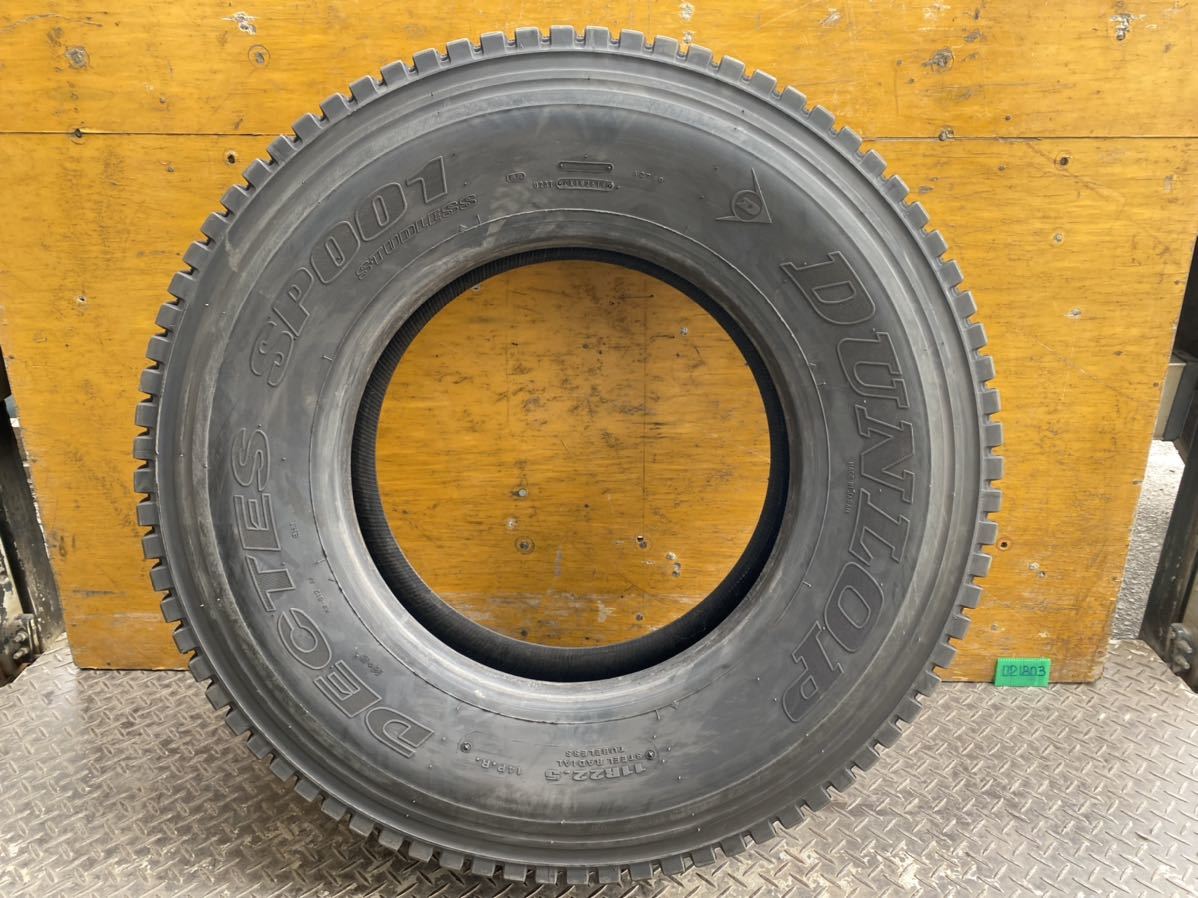 ☆冬用 11R22.5 14P.R. DUNLOP DECTES SP001 ☆1本 DUNLOP 11R22.5 14PR SP710 ゲタ（ラグ）溝 experts