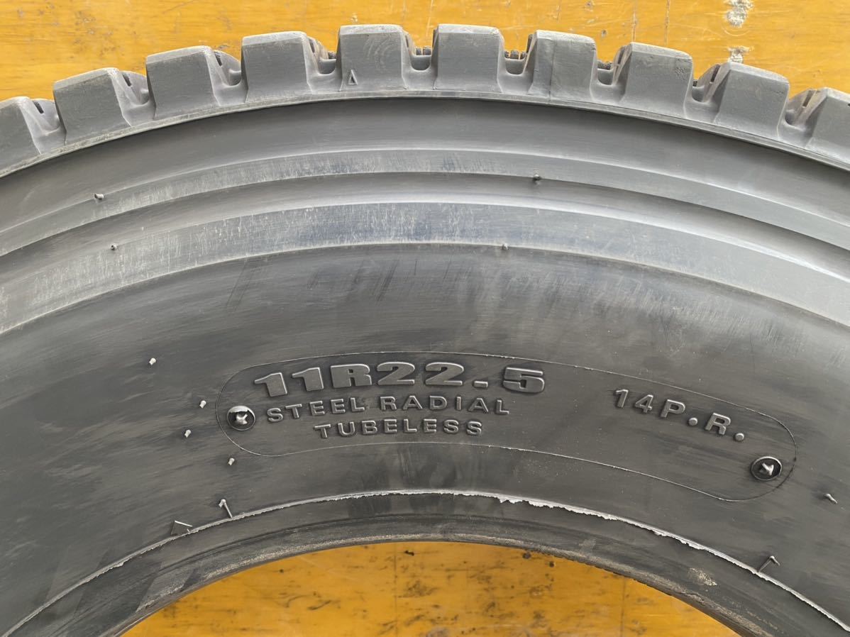 ☆冬用 11R22.5 14P.R. DUNLOP DECTES SP001 ☆1本 DUNLOP 11R22.5 14PR SP710 ゲタ（ラグ）溝 experts