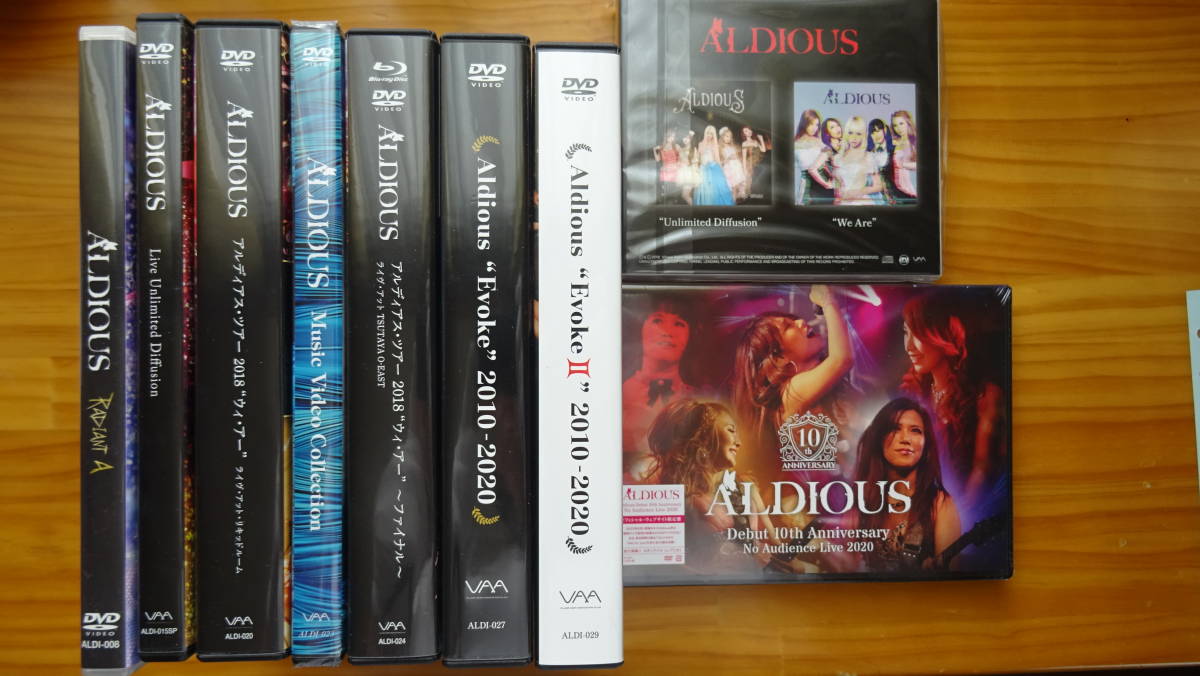 【送料含む】Aldious ファンへ　秘蔵コレクションの継承者を求む(DVDコレクション篇)