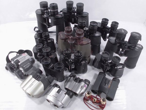 ★双眼鏡など★TELSTAR/Fokus/EVERLITE/LO-MAX/Vision/Kenko/Nikon/Carton/ 等 計:17台まとめ【ジャンク品】27125