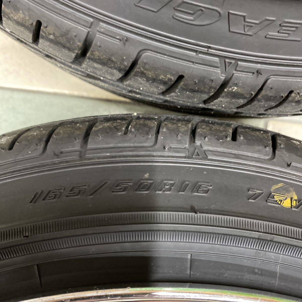 WORK ワーク マイスター M1 3P 16インチ 8.0J ゴールド 165/50R16 極上 美品 4本セット 