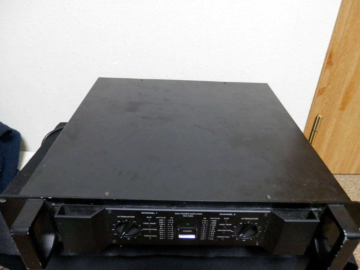 ソニーパワーアンプMU-A200 MU-A200 SONY パワーアンプ 動作品 (MU