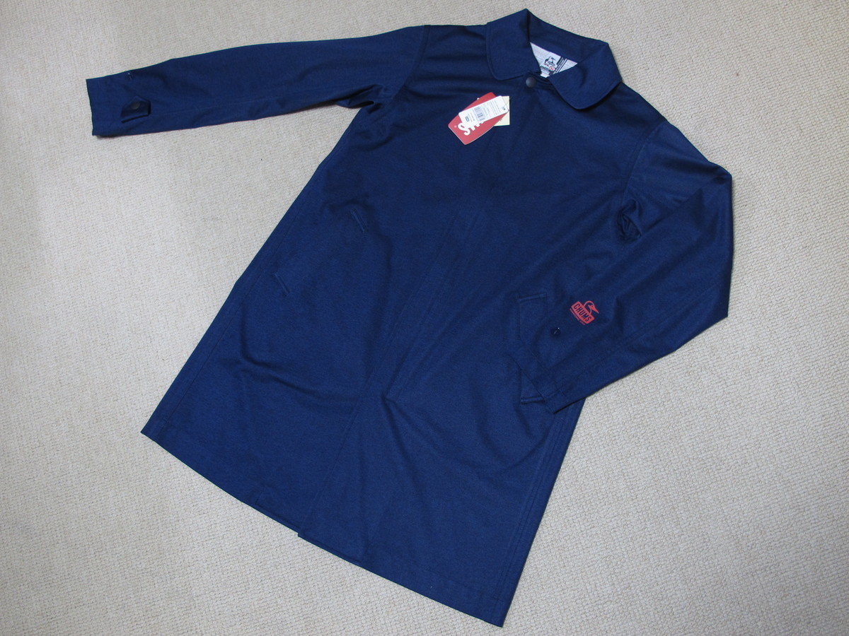 CHUMS チャムス ティーシェルステンカラーコート レインコート CH14-1209 ネイビー 新品タグ付き