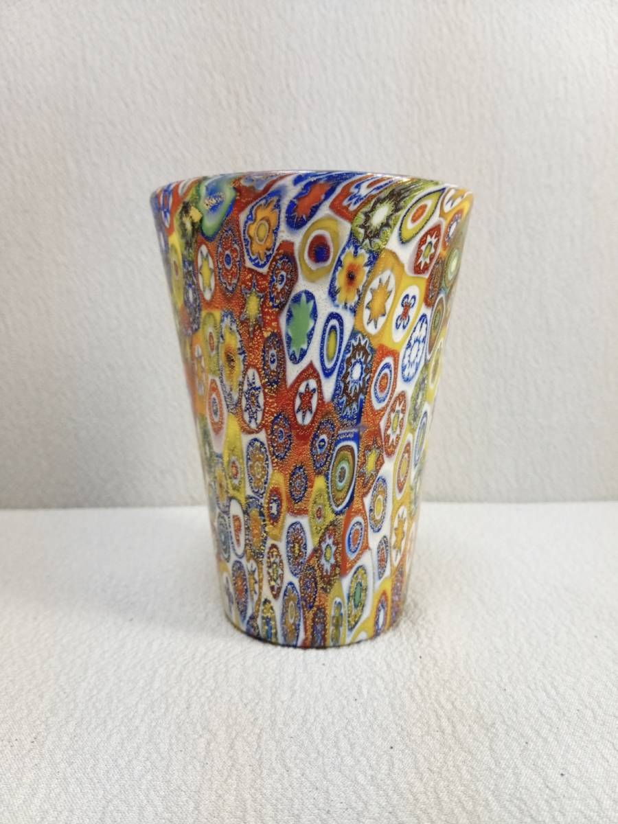 純金 ベネティアングラス ベネチアングラス 硝子 タンブラー S7 純金