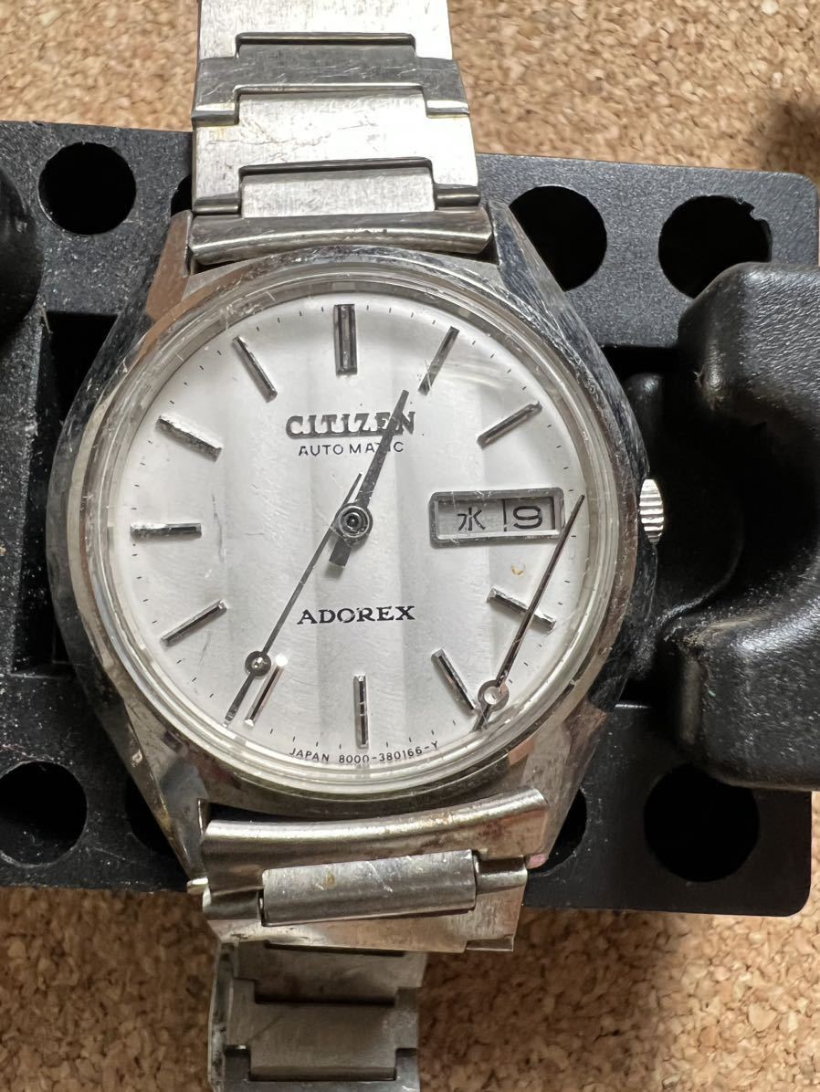 CITIZENADOREX 4-380304Y シチズン アドレックス メンズ自動巻き　ジャンク品　動作未確認