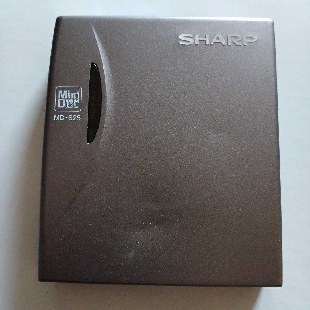 ☆SHARP☆ MDプレーヤー MD-S25-s 現状品(ジャンク品)④① ☆ 【公式通販】