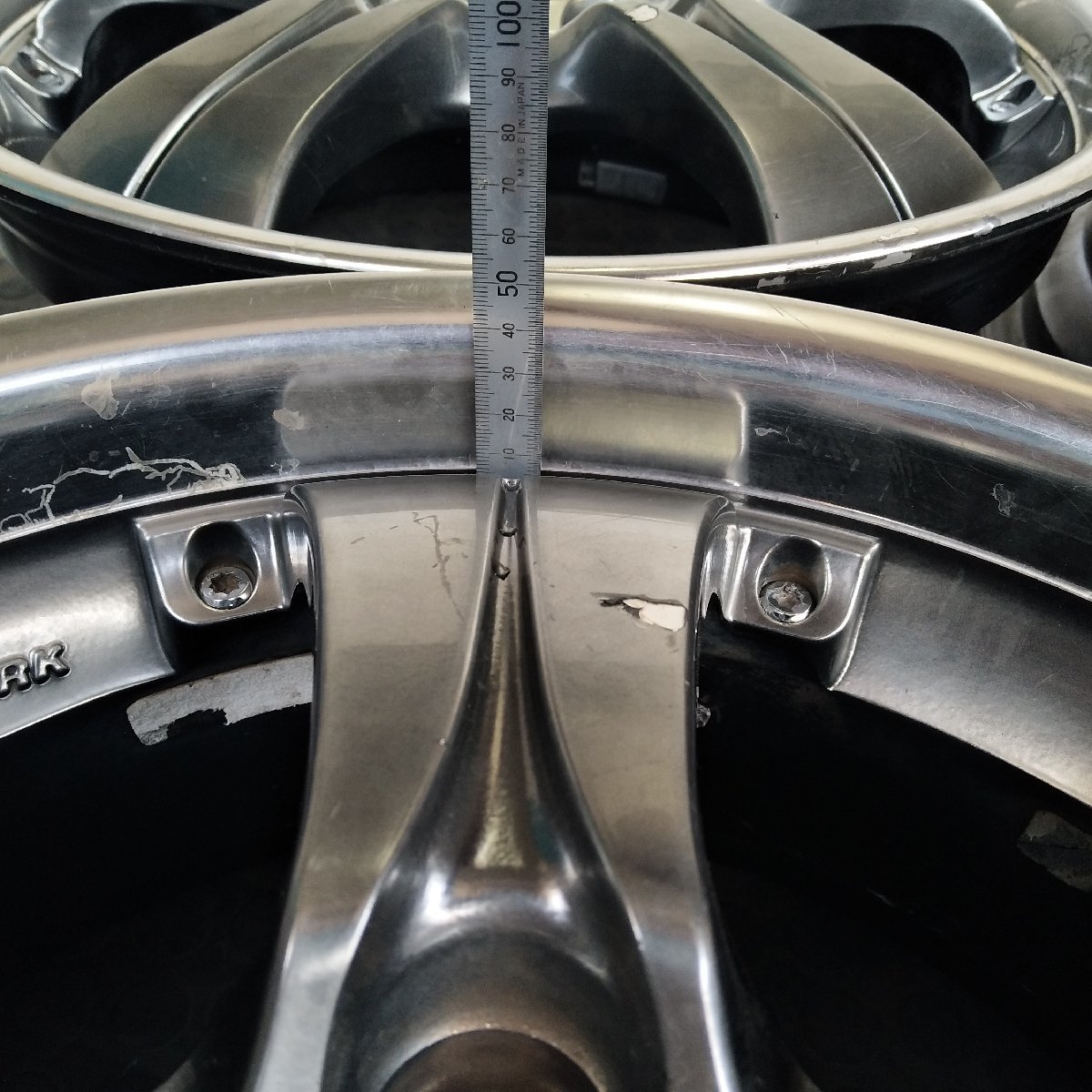 管理番号：S1-53【4本価格】【17x7J 5x114.3 ET+53 ハブ73】WORK 