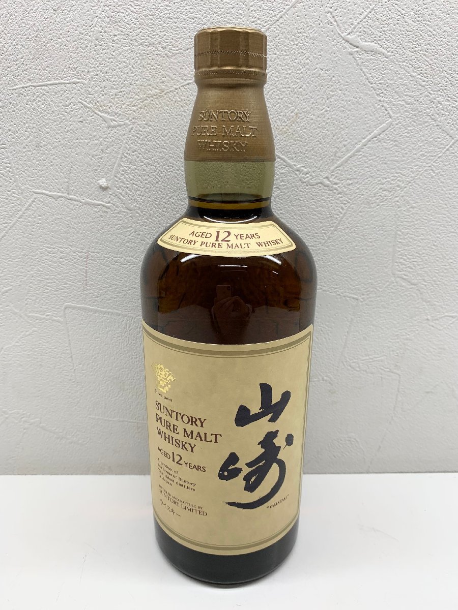 ☆ 古酒 未開栓 SUNTORY サントリー 山崎 12年 YAMAZAKI シングル