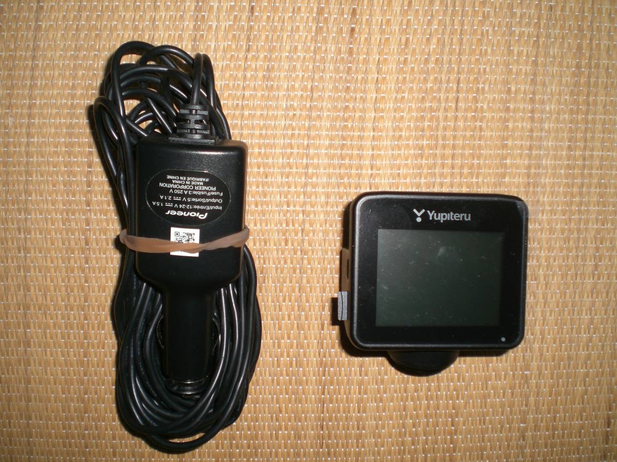 ユピテル ドライブレコーダー ZQ-21 360度 microSDカード 32GB付き　marumie 中古美品