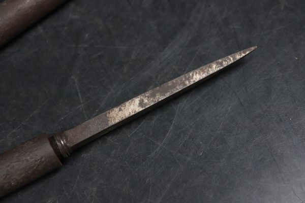 時代武具 珍品 江戸期 仕込十手 鉄地鉤付十手 TK178 十手 江戸時代 時代物