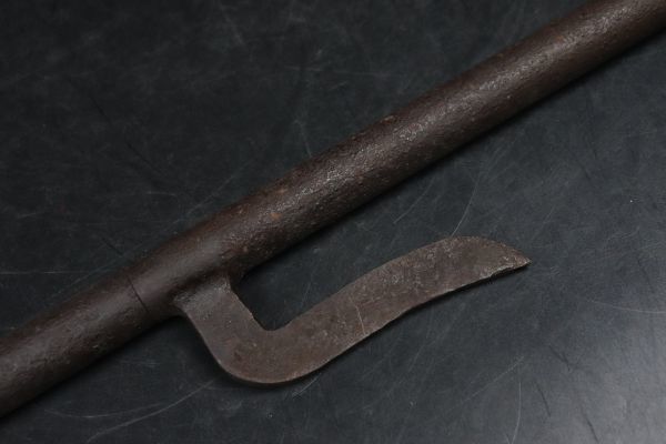 時代武具 珍品 江戸期 仕込十手 鉄地鉤付十手 TK178 十手 江戸時代 時代物