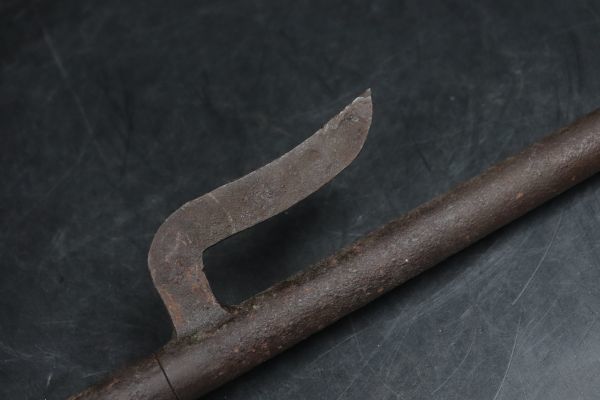 時代武具 珍品 江戸期 仕込十手 鉄地鉤付十手 TK178 十手 江戸時代 時代物